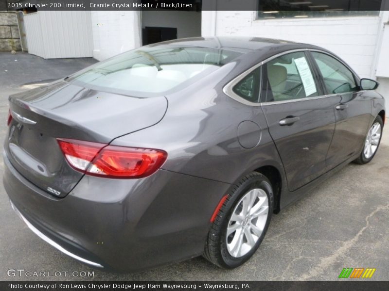 Granite Crystal Metallic / Black/Linen 2015 Chrysler 200 Limited