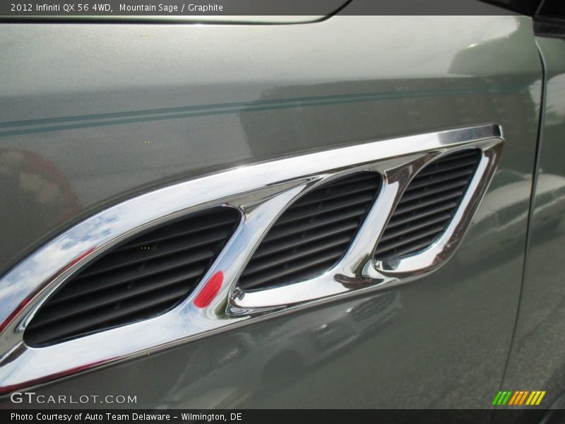 Mountain Sage / Graphite 2012 Infiniti QX 56 4WD