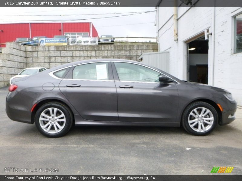 Granite Crystal Metallic / Black/Linen 2015 Chrysler 200 Limited