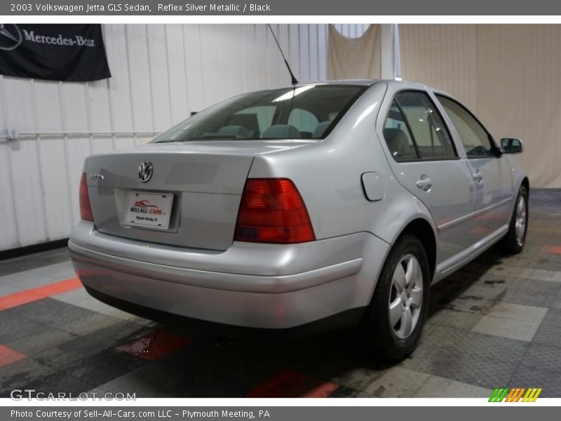 Reflex Silver Metallic / Black 2003 Volkswagen Jetta GLS Sedan