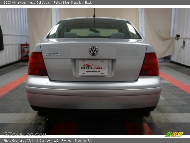 Reflex Silver Metallic / Black 2003 Volkswagen Jetta GLS Sedan