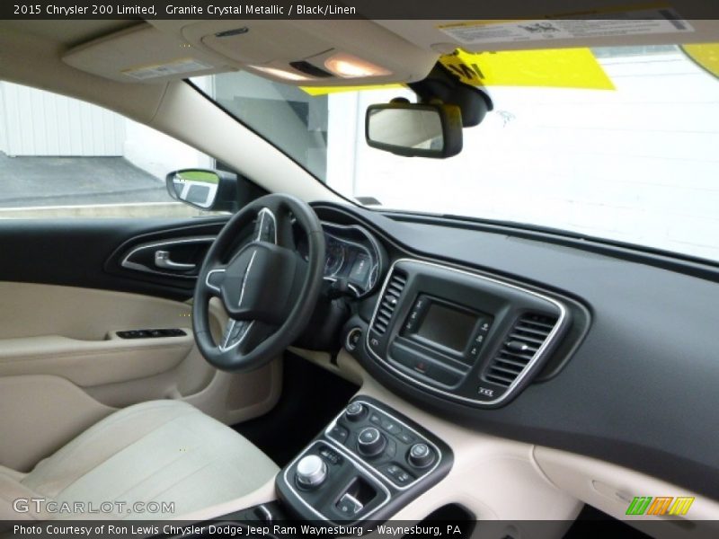 Granite Crystal Metallic / Black/Linen 2015 Chrysler 200 Limited