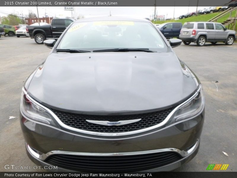Granite Crystal Metallic / Black/Linen 2015 Chrysler 200 Limited