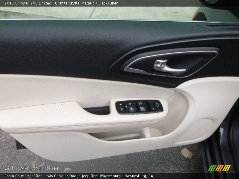 Granite Crystal Metallic / Black/Linen 2015 Chrysler 200 Limited