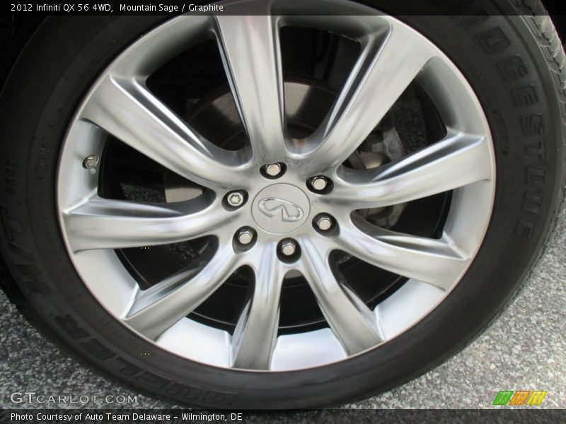 Mountain Sage / Graphite 2012 Infiniti QX 56 4WD