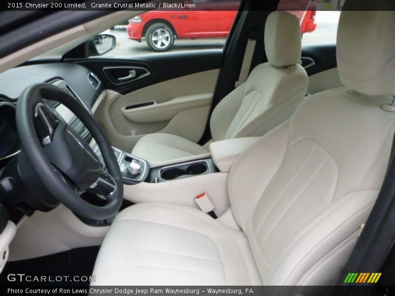 Granite Crystal Metallic / Black/Linen 2015 Chrysler 200 Limited