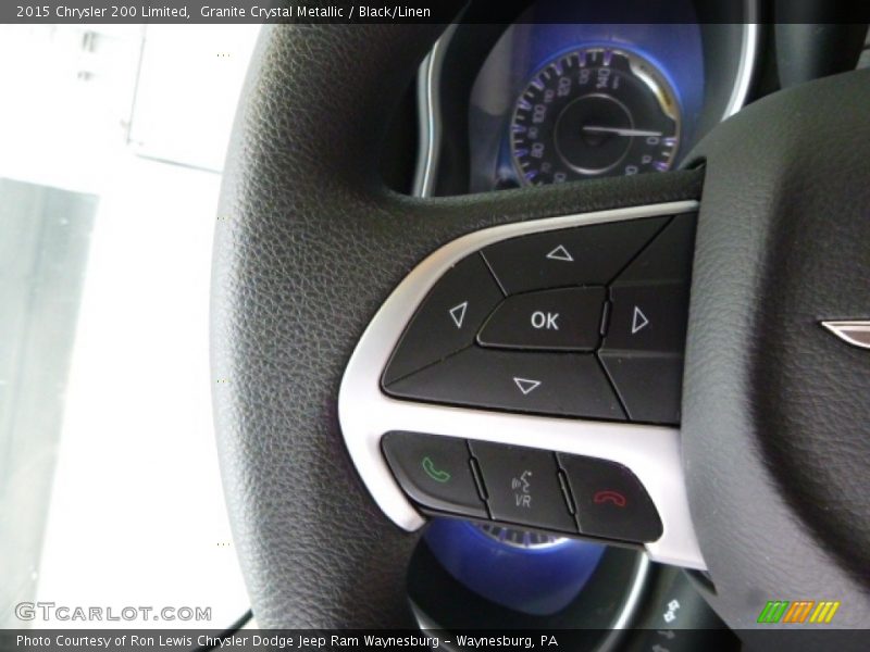 Granite Crystal Metallic / Black/Linen 2015 Chrysler 200 Limited