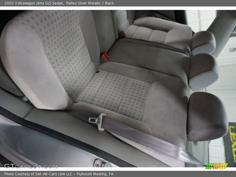 Reflex Silver Metallic / Black 2003 Volkswagen Jetta GLS Sedan