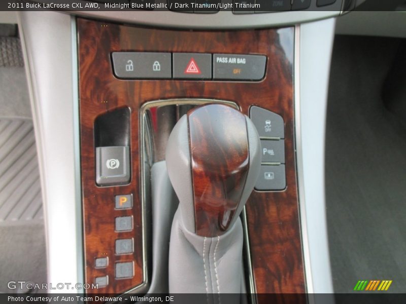 Midnight Blue Metallic / Dark Titanium/Light Titanium 2011 Buick LaCrosse CXL AWD