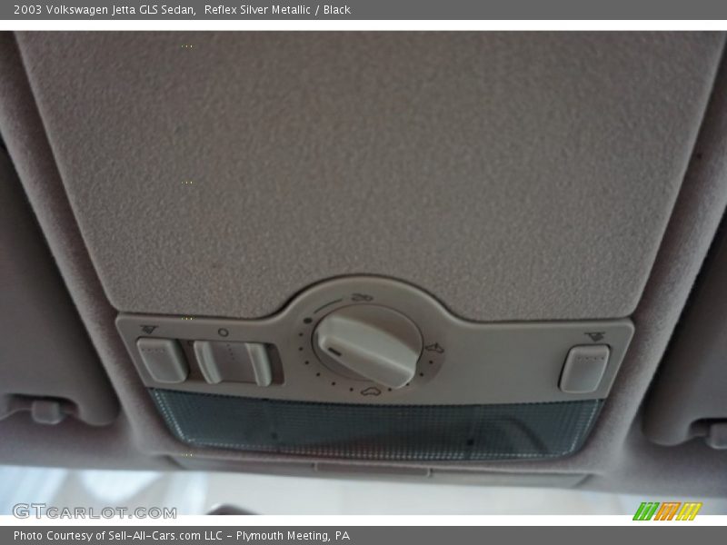 Reflex Silver Metallic / Black 2003 Volkswagen Jetta GLS Sedan