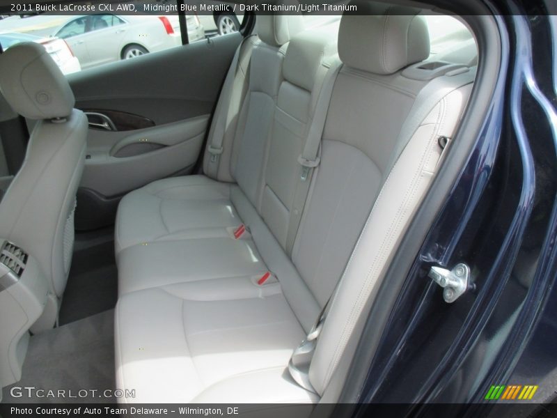 Midnight Blue Metallic / Dark Titanium/Light Titanium 2011 Buick LaCrosse CXL AWD