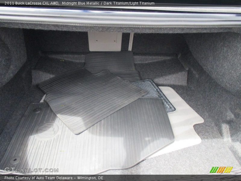 Midnight Blue Metallic / Dark Titanium/Light Titanium 2011 Buick LaCrosse CXL AWD