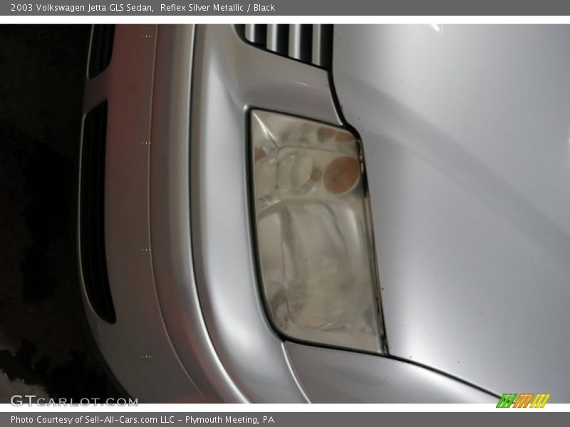 Reflex Silver Metallic / Black 2003 Volkswagen Jetta GLS Sedan