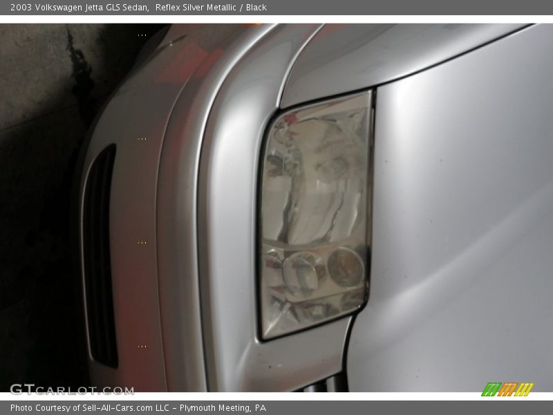 Reflex Silver Metallic / Black 2003 Volkswagen Jetta GLS Sedan