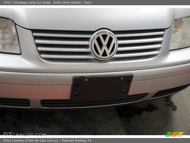 Reflex Silver Metallic / Black 2003 Volkswagen Jetta GLS Sedan