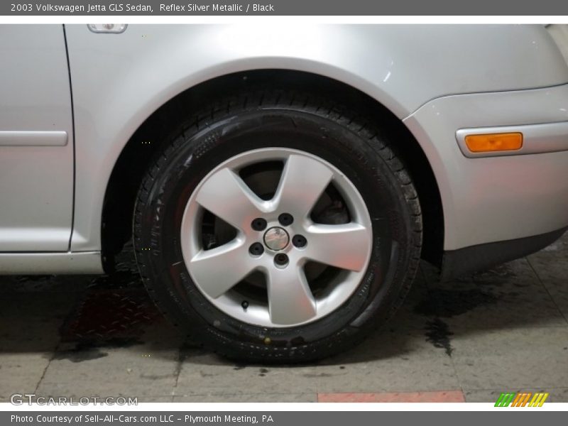 Reflex Silver Metallic / Black 2003 Volkswagen Jetta GLS Sedan