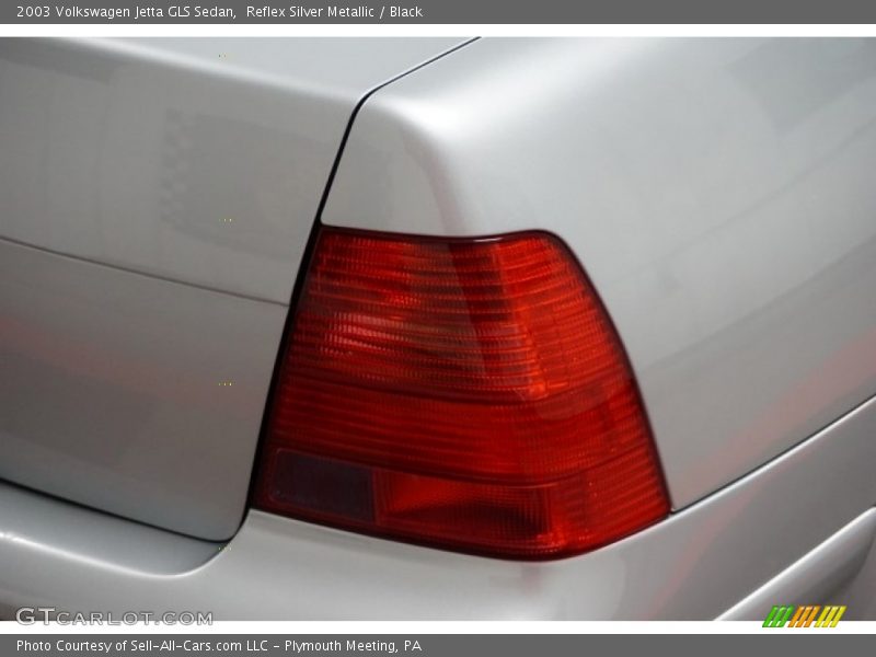 Reflex Silver Metallic / Black 2003 Volkswagen Jetta GLS Sedan