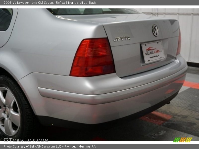 Reflex Silver Metallic / Black 2003 Volkswagen Jetta GLS Sedan