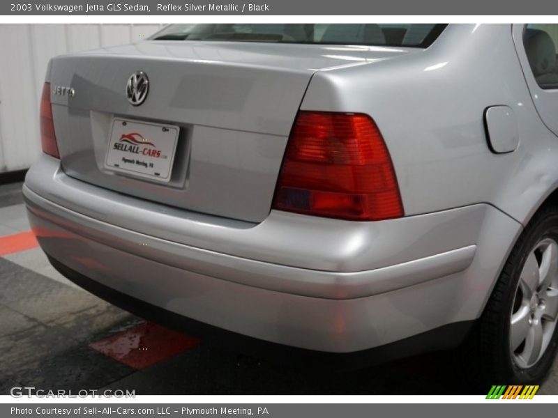 Reflex Silver Metallic / Black 2003 Volkswagen Jetta GLS Sedan
