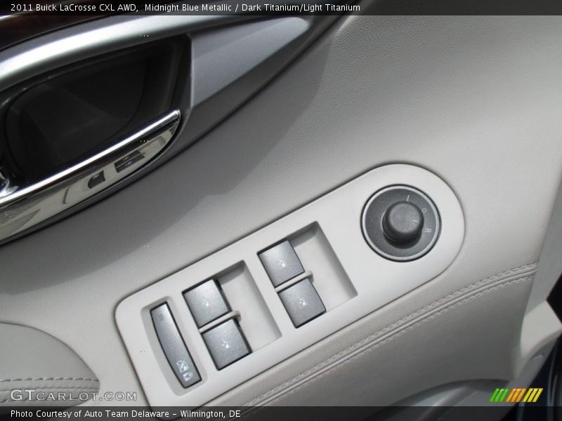 Midnight Blue Metallic / Dark Titanium/Light Titanium 2011 Buick LaCrosse CXL AWD