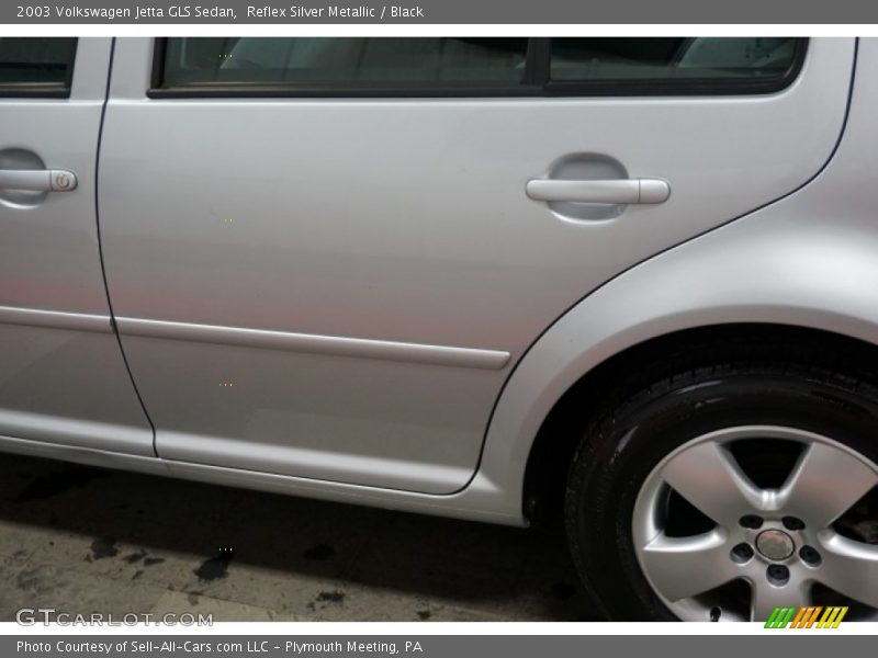 Reflex Silver Metallic / Black 2003 Volkswagen Jetta GLS Sedan