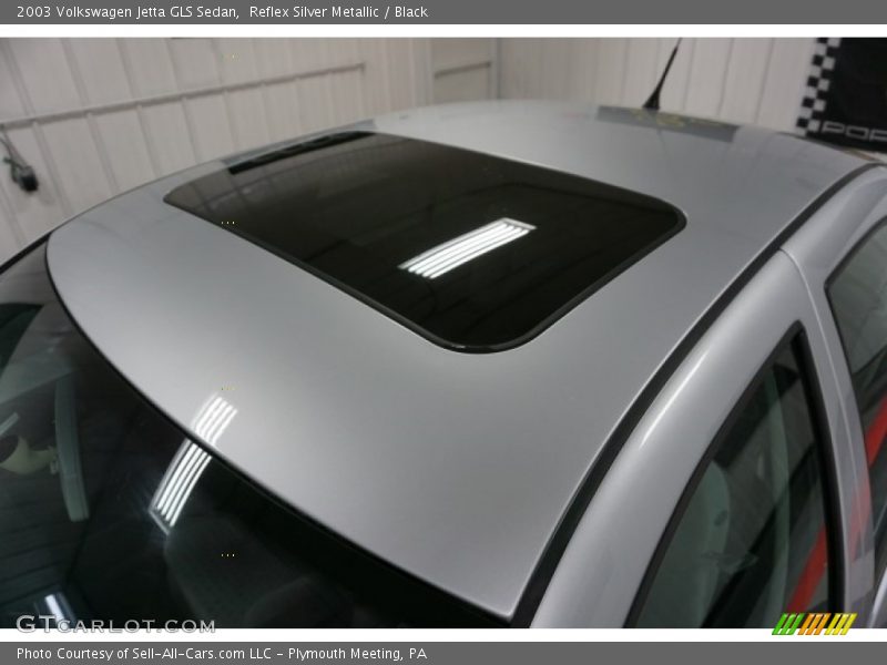 Reflex Silver Metallic / Black 2003 Volkswagen Jetta GLS Sedan