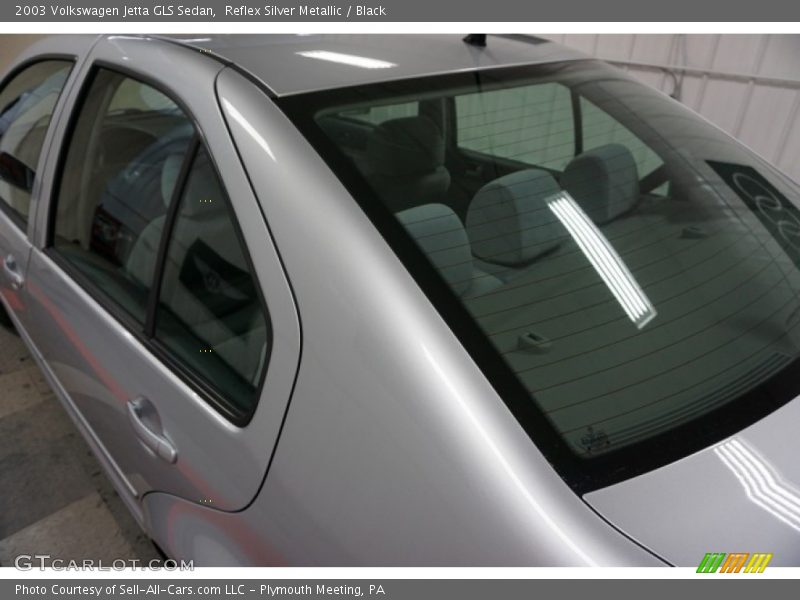 Reflex Silver Metallic / Black 2003 Volkswagen Jetta GLS Sedan