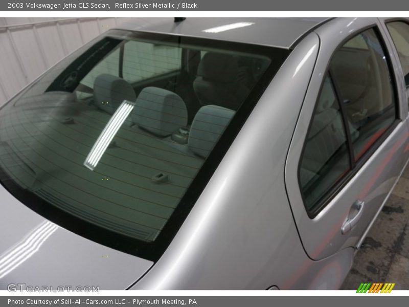 Reflex Silver Metallic / Black 2003 Volkswagen Jetta GLS Sedan