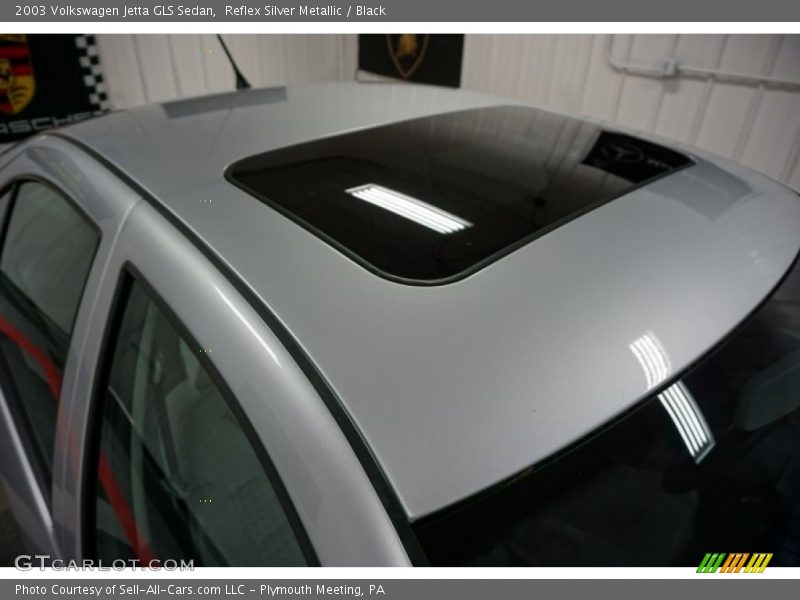 Reflex Silver Metallic / Black 2003 Volkswagen Jetta GLS Sedan