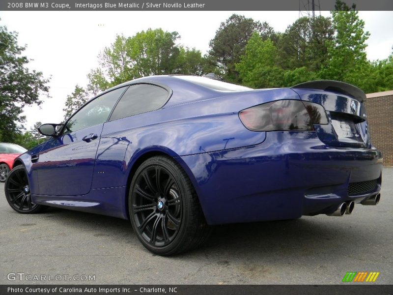 Interlagos Blue Metallic / Silver Novillo Leather 2008 BMW M3 Coupe