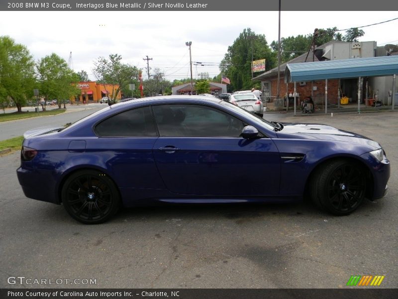 Interlagos Blue Metallic / Silver Novillo Leather 2008 BMW M3 Coupe