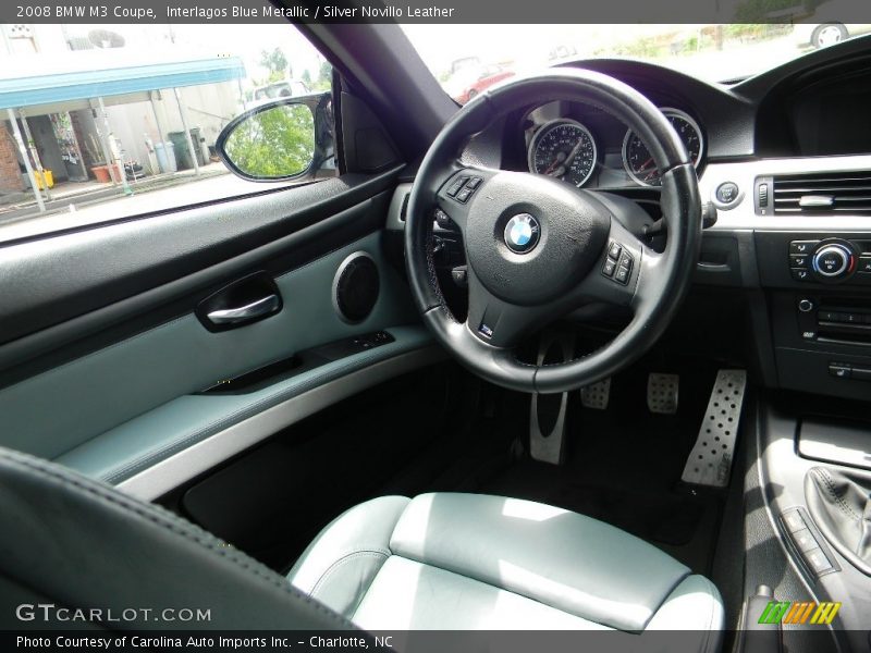 Interlagos Blue Metallic / Silver Novillo Leather 2008 BMW M3 Coupe