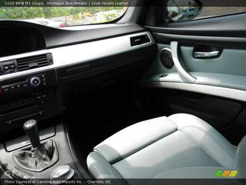 Interlagos Blue Metallic / Silver Novillo Leather 2008 BMW M3 Coupe