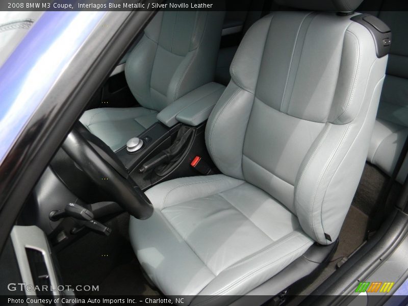 Interlagos Blue Metallic / Silver Novillo Leather 2008 BMW M3 Coupe