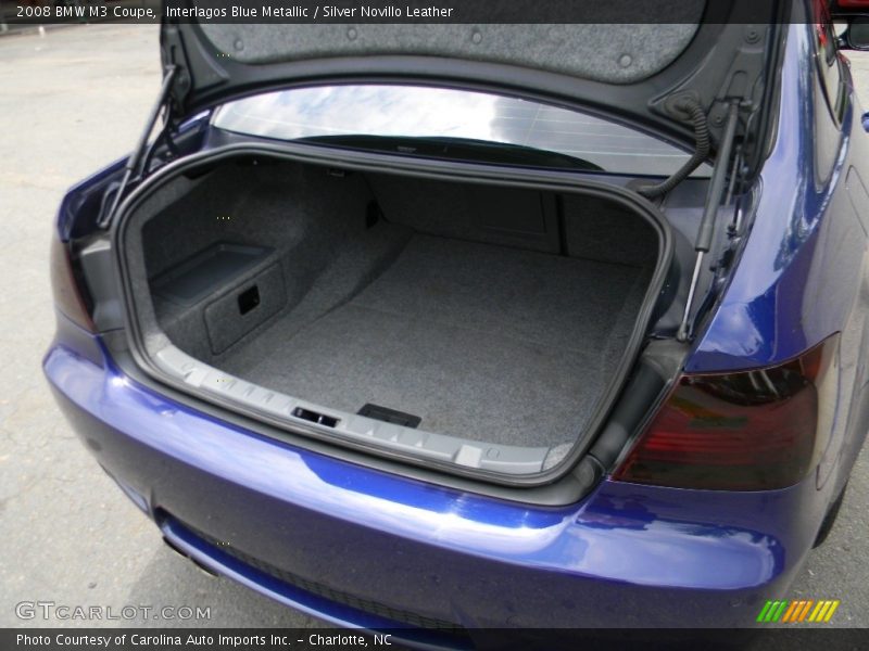 Interlagos Blue Metallic / Silver Novillo Leather 2008 BMW M3 Coupe