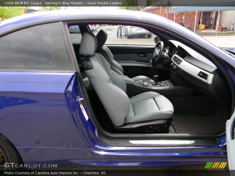 Interlagos Blue Metallic / Silver Novillo Leather 2008 BMW M3 Coupe