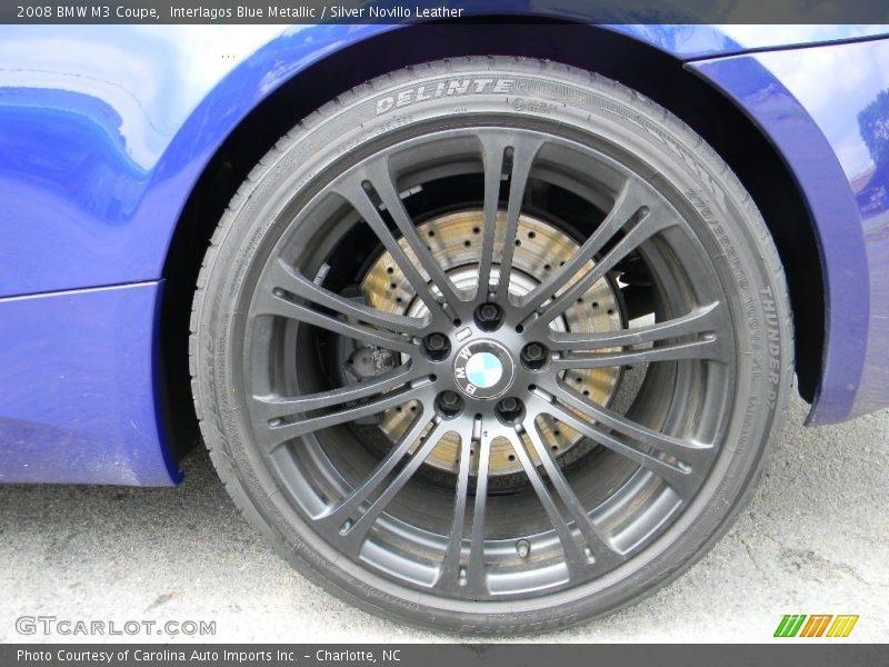 Interlagos Blue Metallic / Silver Novillo Leather 2008 BMW M3 Coupe