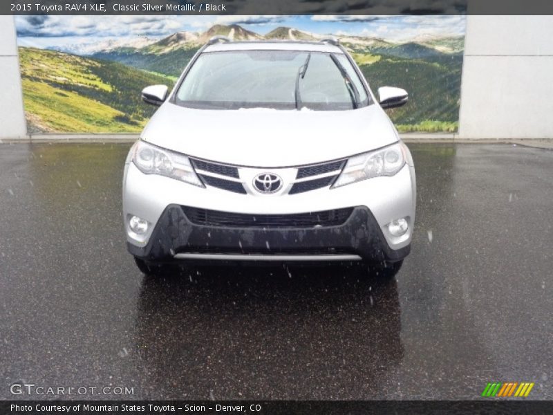 Classic Silver Metallic / Black 2015 Toyota RAV4 XLE