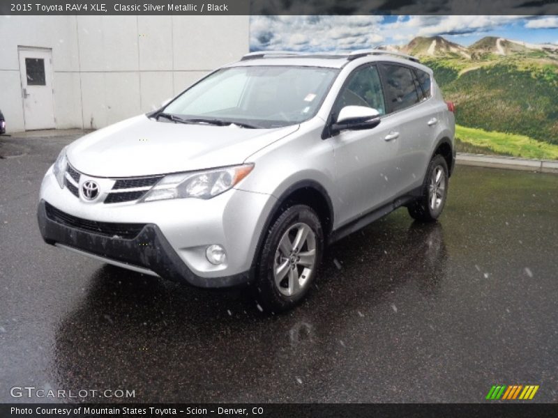 Classic Silver Metallic / Black 2015 Toyota RAV4 XLE