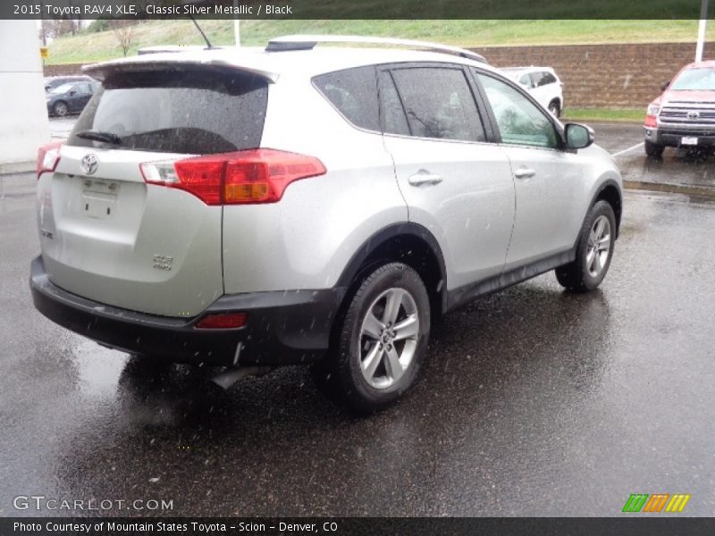 Classic Silver Metallic / Black 2015 Toyota RAV4 XLE
