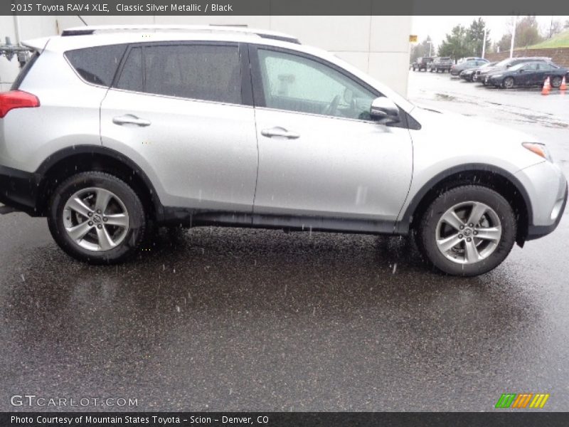 Classic Silver Metallic / Black 2015 Toyota RAV4 XLE
