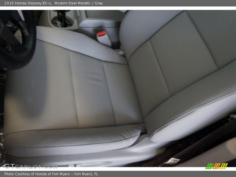 Modern Steel Metallic / Gray 2016 Honda Odyssey EX-L