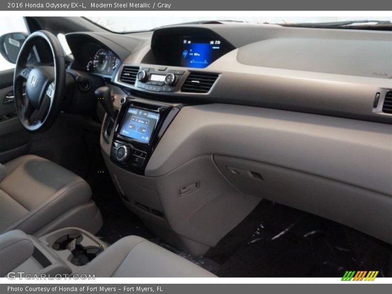 Modern Steel Metallic / Gray 2016 Honda Odyssey EX-L