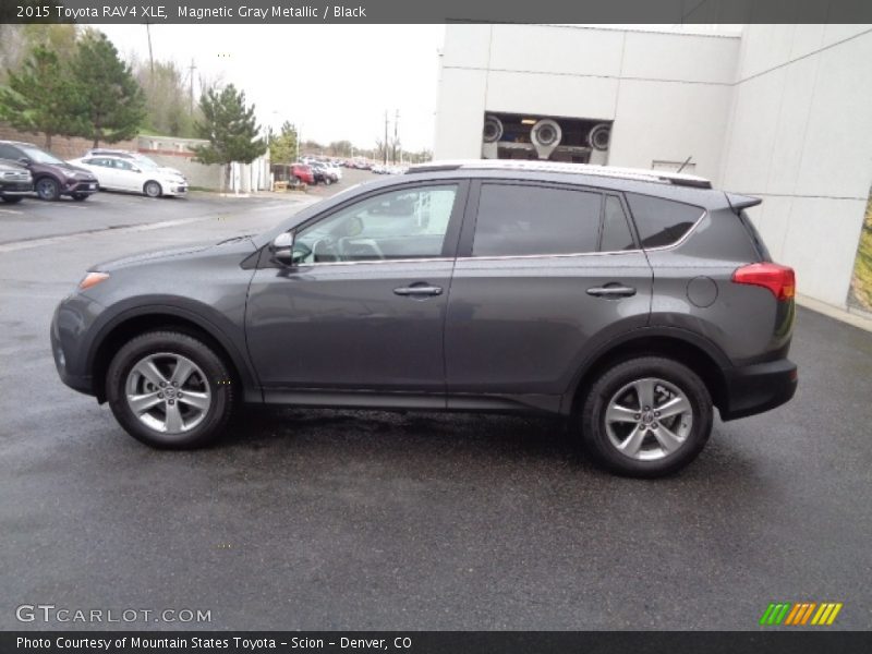 Magnetic Gray Metallic / Black 2015 Toyota RAV4 XLE