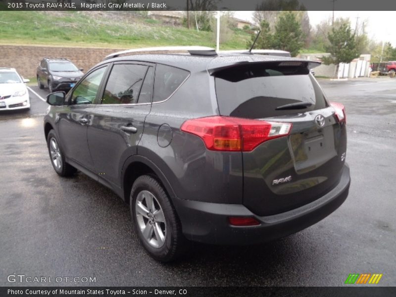 Magnetic Gray Metallic / Black 2015 Toyota RAV4 XLE