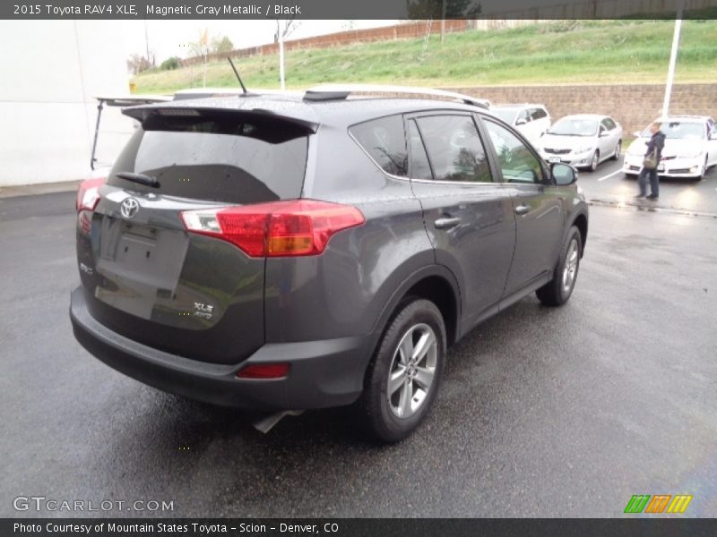 Magnetic Gray Metallic / Black 2015 Toyota RAV4 XLE