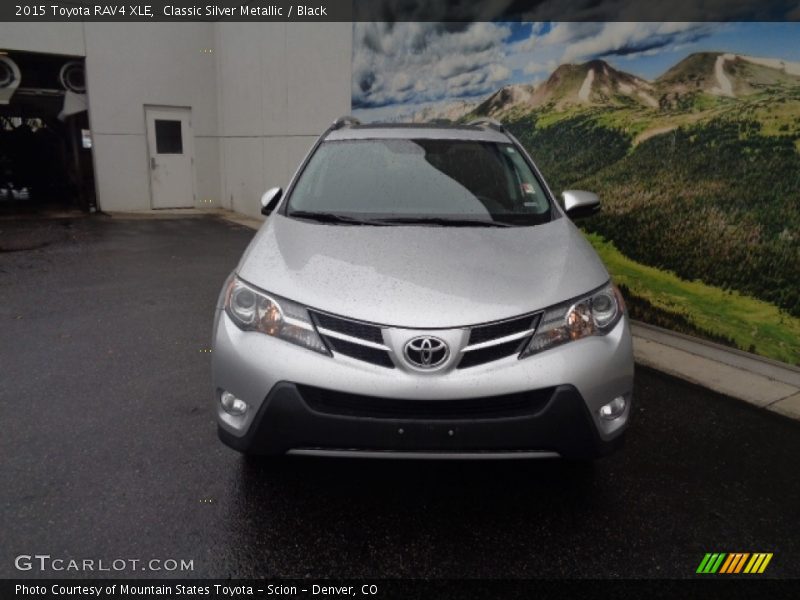 Classic Silver Metallic / Black 2015 Toyota RAV4 XLE