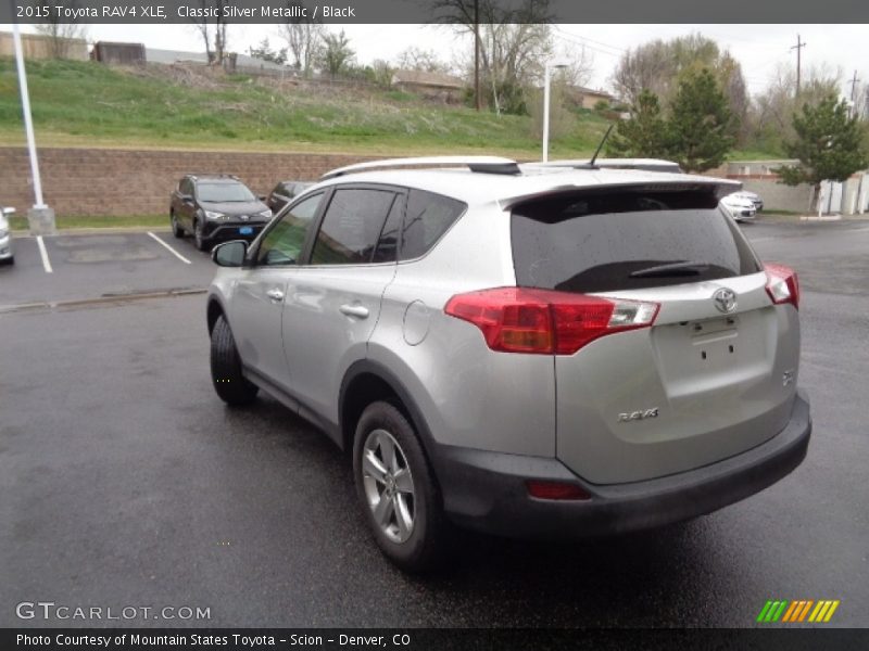 Classic Silver Metallic / Black 2015 Toyota RAV4 XLE