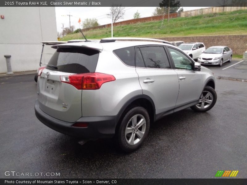 Classic Silver Metallic / Black 2015 Toyota RAV4 XLE