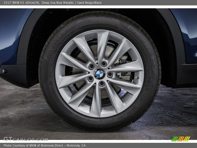  2017 X3 xDrive28i Wheel